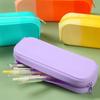 Large Capacity Pen Bag Silicone Stationery Bag Creative Pencil Case  Student