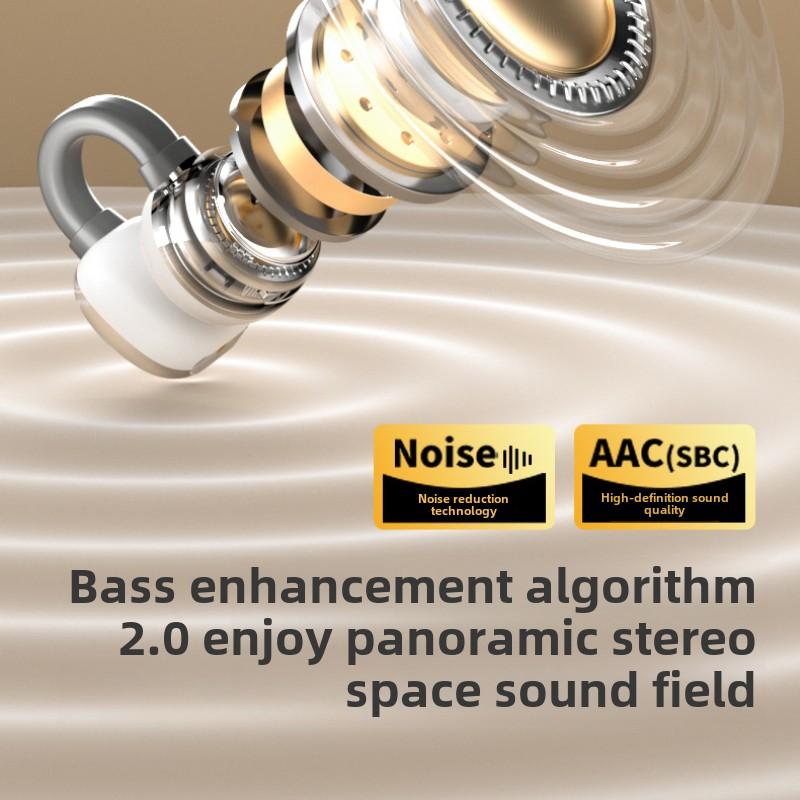 Новая открытая беспроводная беговая Bluetooth-гарнитура с ушным зажимом для длительного использования без вреда для ушей