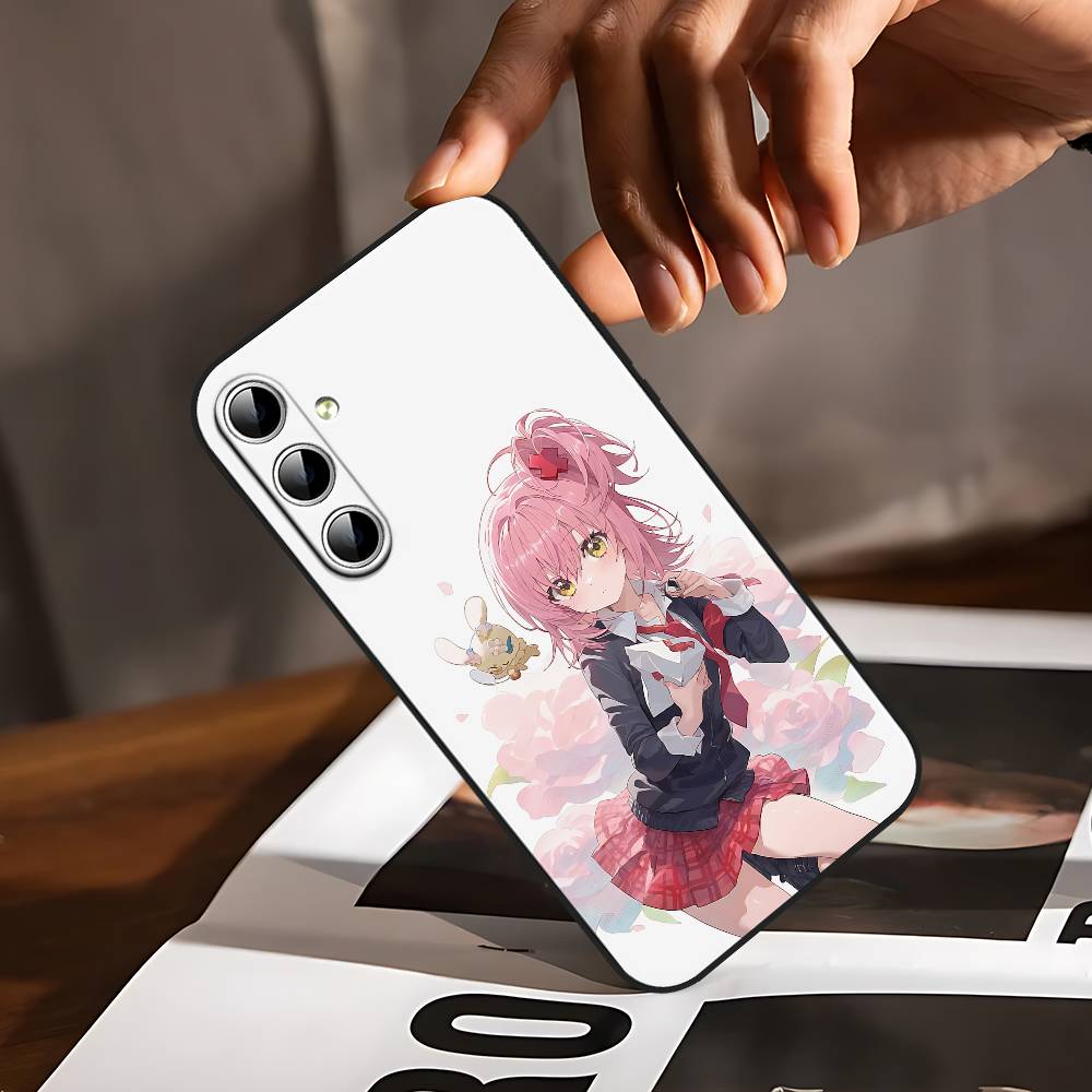 АНIME Shugo Chara Аму Чехол для телефона для Samsung Galaxy S24/S25/S22/S30/Note20/Lite/Ultra/5G/Plus/FE Мягкий Черный