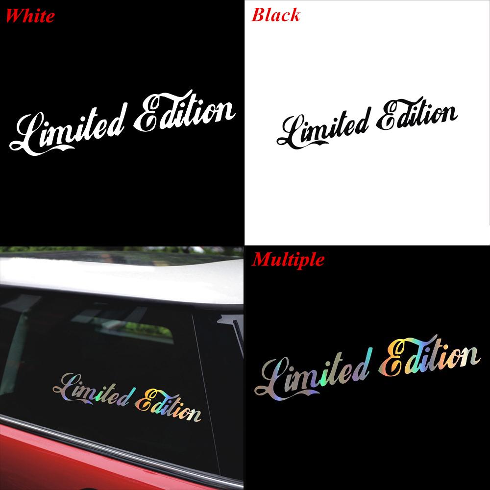 Styling Waterproof Reflective Car Accessories Window Limited Edition Car Stickers Auto-styling