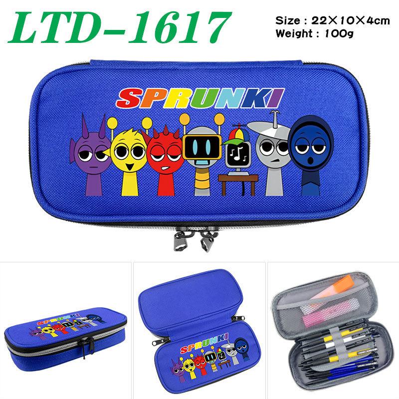 Sprunki Print School Handheld Pencil Case Stationery Box