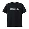 Футболка с логотипом Palantir для аналитики больших данных, инвестора, трейдера. Модная и удобная, винтажная, стиранная, мужская.