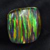 Natural Opal Cabochon Cut 13.60 Ct Multi-Color CERTIFIED Loose Gemstone