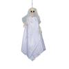 Halloween Ghost Decoration Spooky Ghost Bride Halloween Decoration Realistic Haunted House Prop with Lanyard