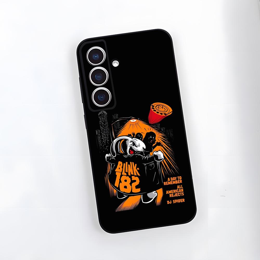 Модный Чехол для Телефона Blink 182 Для Samsung A25 A13 A33 5G A54 A36 A35 A56 A52 A14 Ударопрочный Мягкий Чехол