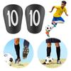 2Pcs Mini Football Shin Pad Soccer Miniature Shin Guards Wear-resistant Protective Shin Guard Lightweight for Soccer Training