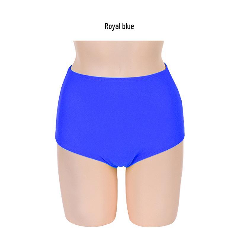Women's High Waist Plus Size Boyleg Swim Shorts - Anti-Embarrassment Triangle Bikini Briefs
