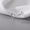 Fashion Jewelry Ear Cuff Silver Color Cartilage Stud Star Ear Clips Korean Style Women Earrings