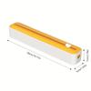 Dual-Action Fresh Wrap Dispenser-Cutter-Multi-Purpose Kitchen Sealer for Plastic,Tin Foil,Baking Paper-Wax Sheets-Packaging Tool