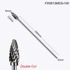 100mm Rotary File Milling Cutter Extra Long Carbide Burr Alloy Bits Tungsten Steel Grinding Head