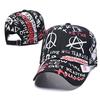 Летняя кепка Snapback унисекс, модная бейсболка с граффити, мужская бейсболка в стиле хип-хоп, женские аксессуары, шляпа от солнца