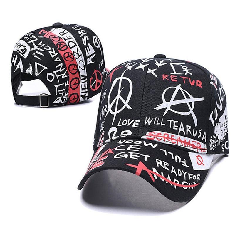 Летняя кепка Snapback унисекс, модная бейсболка с граффити, мужская бейсболка в стиле хип-хоп, женские аксессуары, шляпа от солнца