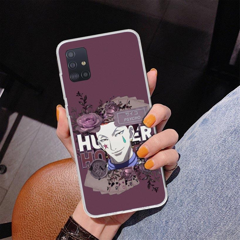 Чехол для телефона Hunter X Hisoka для Samsung Galaxy A52 A32 A22 A12 A51 A31 A50S A30S A20S A10S Note 20 Ultra 10 Plus S10 A72 A71 Gala