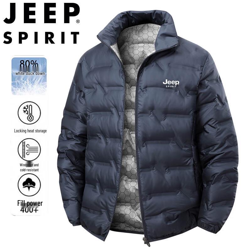 Мужская пуховая куртка JEEP SPIRIT с воротником-стойкой