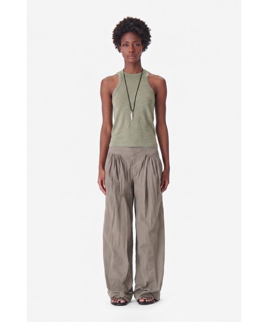 IROWOMEN Safrina Linen Halterneck Tank Top Iotfm26103Khx