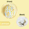Cute Fruits Plants Dog Fisherman Hat Strawberry Lemons Breathable Pet Cat Sun Hat Comfortable Adjustable Dog Sunscreen Hat