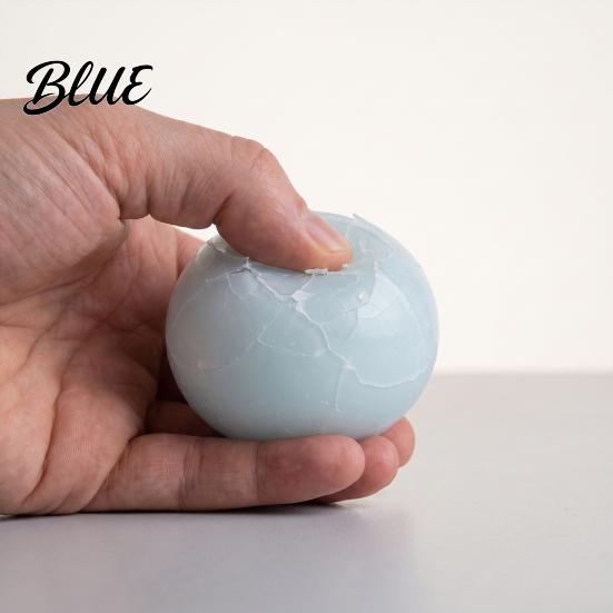 Stress Relief Ball Wax Cracking Squeeze Toy, Crispy Fidget Sensory Anxiety Hand Exercise for Kids Adults Toy