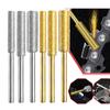 5pcs Diamond Coated Chainsaw File Polishing Chainsaw Sharpener Stone 4/4.8/5.5mm Grinding Tools