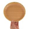 Traditional Imitation Weaving Dinner Plate Classic Snack Plate Fruit Plate Decoration Tray  Home