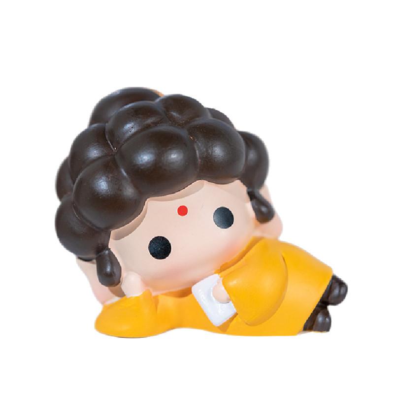 Будда Милая Статуэтка с Качающейся Головой Орнамент Мультяшный Настольный Декор Подвеска на Сумку Подарок