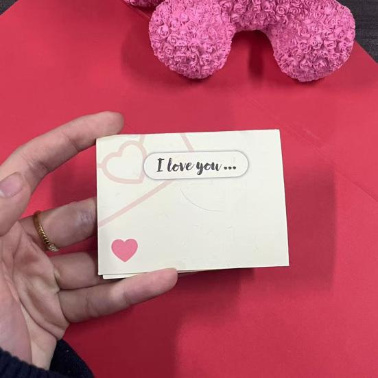 1/2/3 шт. Романтическая поздравительная открытка «Я люблю тебя», всплывающая 3D-открытка на годовщину, открытка-сюрприз для парня и девушки