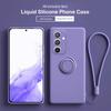 Liquid Silicone Magnetic Case For Samsung A55 5G A35 A15 A25 A54 A14 A34 A53 A33 A52 A13 Note 20 Ultra 9 Ring Holder Phone Cover