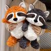 In Forest Animal Fox Doll Raccoon Plush Toy Sloth Doll Children Comfort Holiday Gift for Women