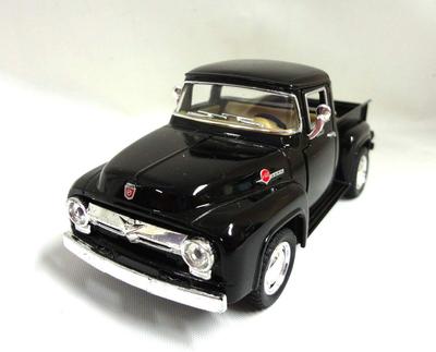 1956 Ford F-100 Ford Пикап Литая Модель Автомобиля, Масштаб 1/38 (13см/Черный) Американские Товары Магазин Американских Товаров