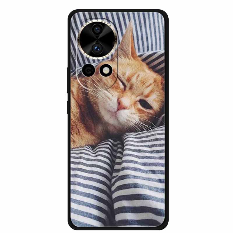 Flowers Patterns Case For Huawei Nova 12 pro ultra Funda Nova12 Pro Ultra Soft TPU Silicone Cover Lovely Floral Phone Back Cases