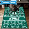 Custom Name Guarani Crest Design Rug Game Carpet, Floor Mat for Bedroom Living Room Entryway Rug, Home Decor Idea Gift for Christmas birthday