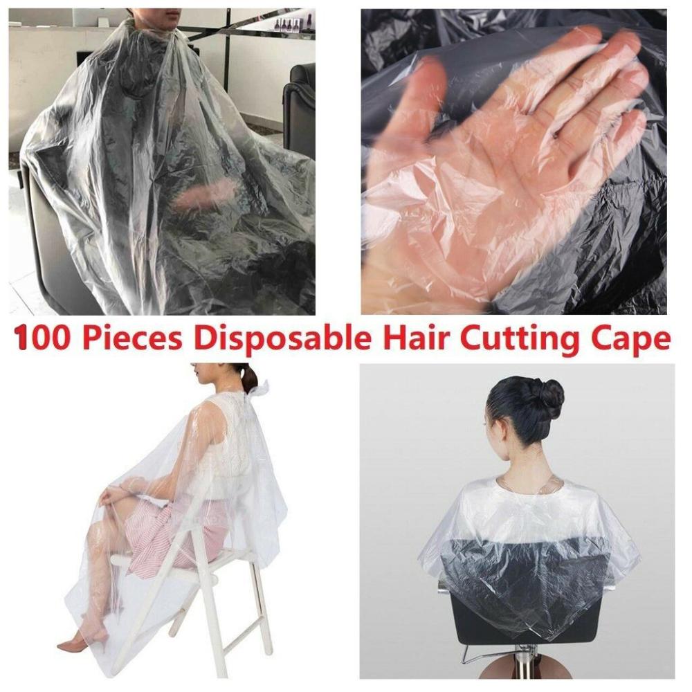 Waterproof Salon Gown Stylist Disposable Hair Cutting Cape Barber Capes Shawl Perm Gyeing Tools