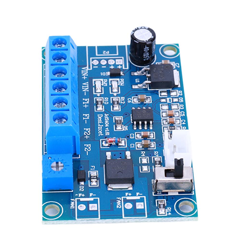 DC 12V 24V Вентилятор Регулятор Температуры 2/3/4 Кабельный ШИМ Термостат Регулятор Скорости
