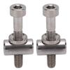 2PCS Bike Seatpost Fixed Screw M5x30mm Ti Alloy Bike Seatpost Fixed Bolts for Cycling DIY