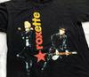 Футболка с концерта группы Roxette Черная Унисекс Хлопок Все Размеры от S до 345XL C214 Унисекс Футболка
