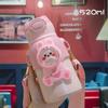 Children Mug Stainless Steel Leak-Proof Vacuum Flask With Straw Cartoon Thermal Water Bottle Drinkware