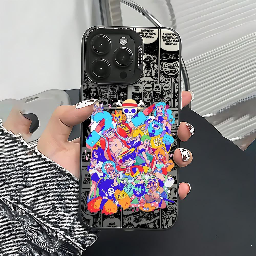 ЧЕХЛЫ ДЛЯ ТЕЛЕФОНОВ ONE PIECE Чехол для телефона Луффи для iPhone 17 17e 16e 16 15 14 13 12 11 mini Pro Max X XR XSMAX 8 7 Air Plus Противоударный Матовый