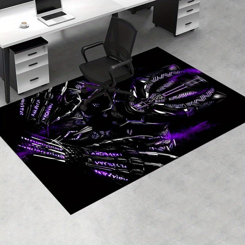 Panthera,Black Panther,Vibranium Office Carpet Soft Polyester Entrance Carpet Washable Non-slip Machine Washable Indoor Carpet Living Room B