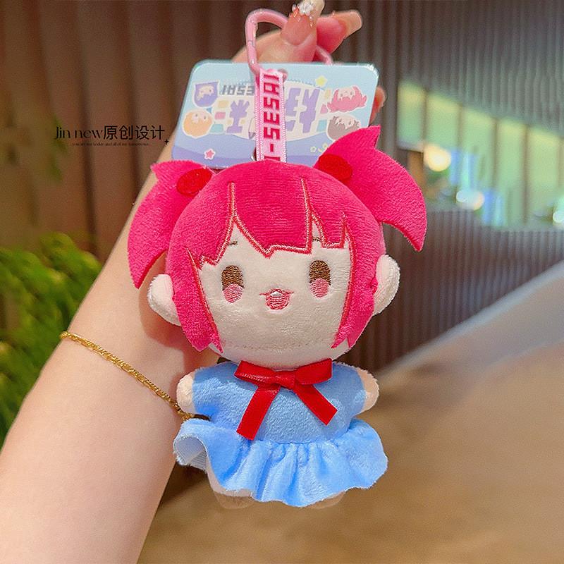 Плюшевый брелок с мультяшными персонажами, подвеска-мягкая кукла, украшение для рюкзака, подарок