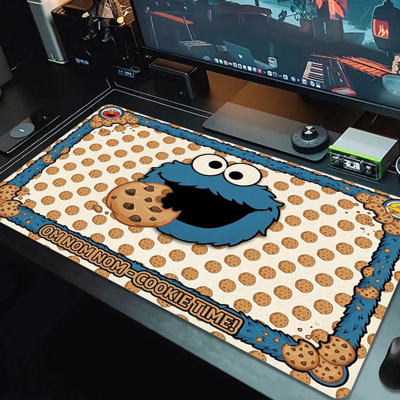 Cookie Monster Color Mouse Pad Large Gaming Table Cushion Non-slip Laptop Tablet Big Mousepad XXL Mat Mini PC Playmat With Lock edge