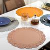 Практичный коврик для стола, круглый противоожоговый водонепроницаемый теплоизоляционный коврик для столовых приборов, подставка для чашки, украшение, кухонные принадлежности