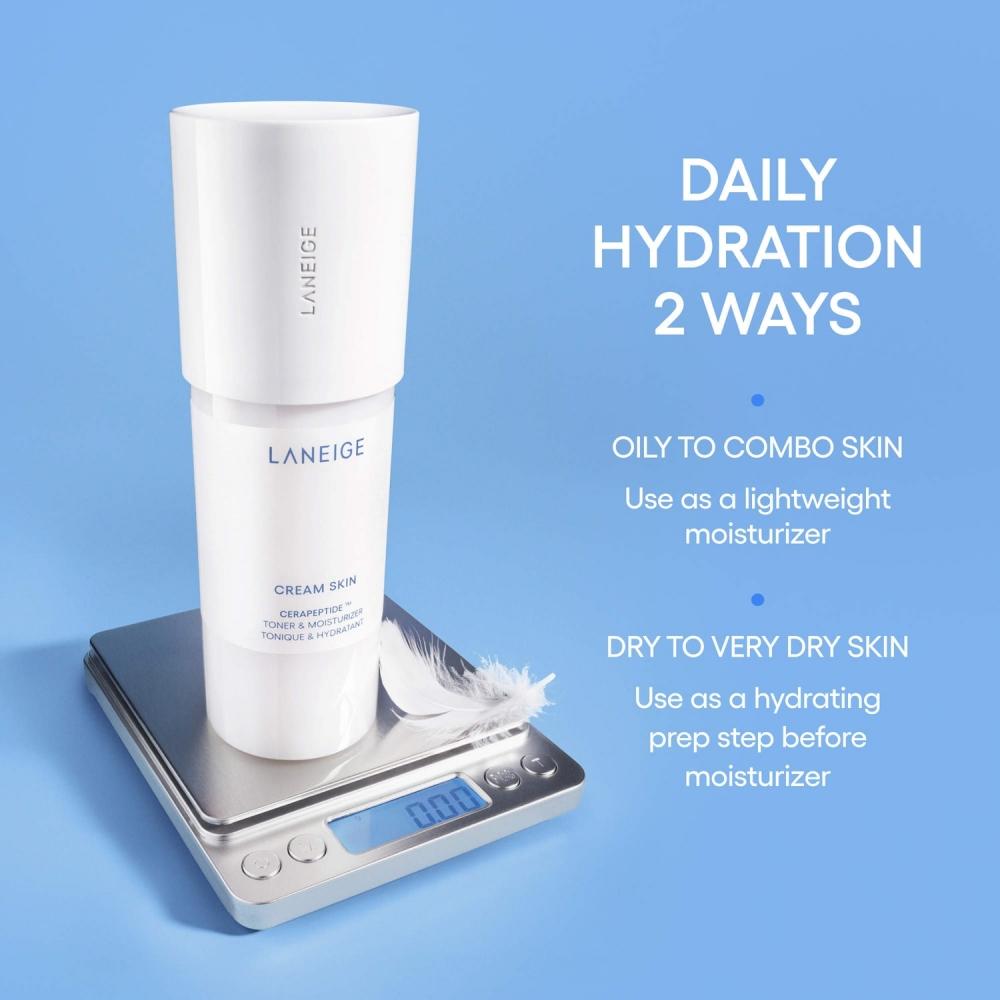 Laneige Refillable Milky Toner With Ceramides And Peptides 1 Pump