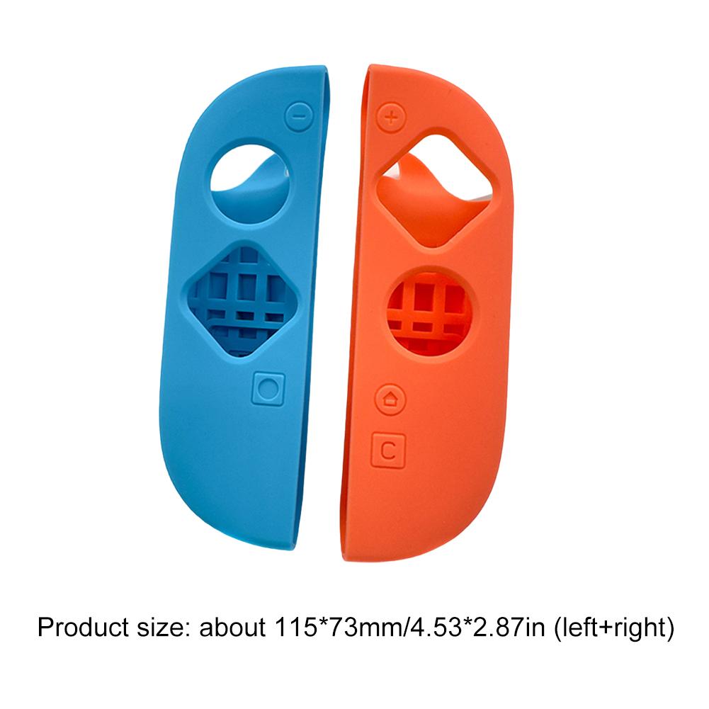 2 шт. Защитный чехол Прозрачный Мягкий силикон для контроллеров Nintendo Switch2 Joy-Con Нескользящая накладка Защитный чехол полной защиты