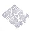 Christmas House Scrapbooking Dies Metal Craft Die Cut Embossing Card Making