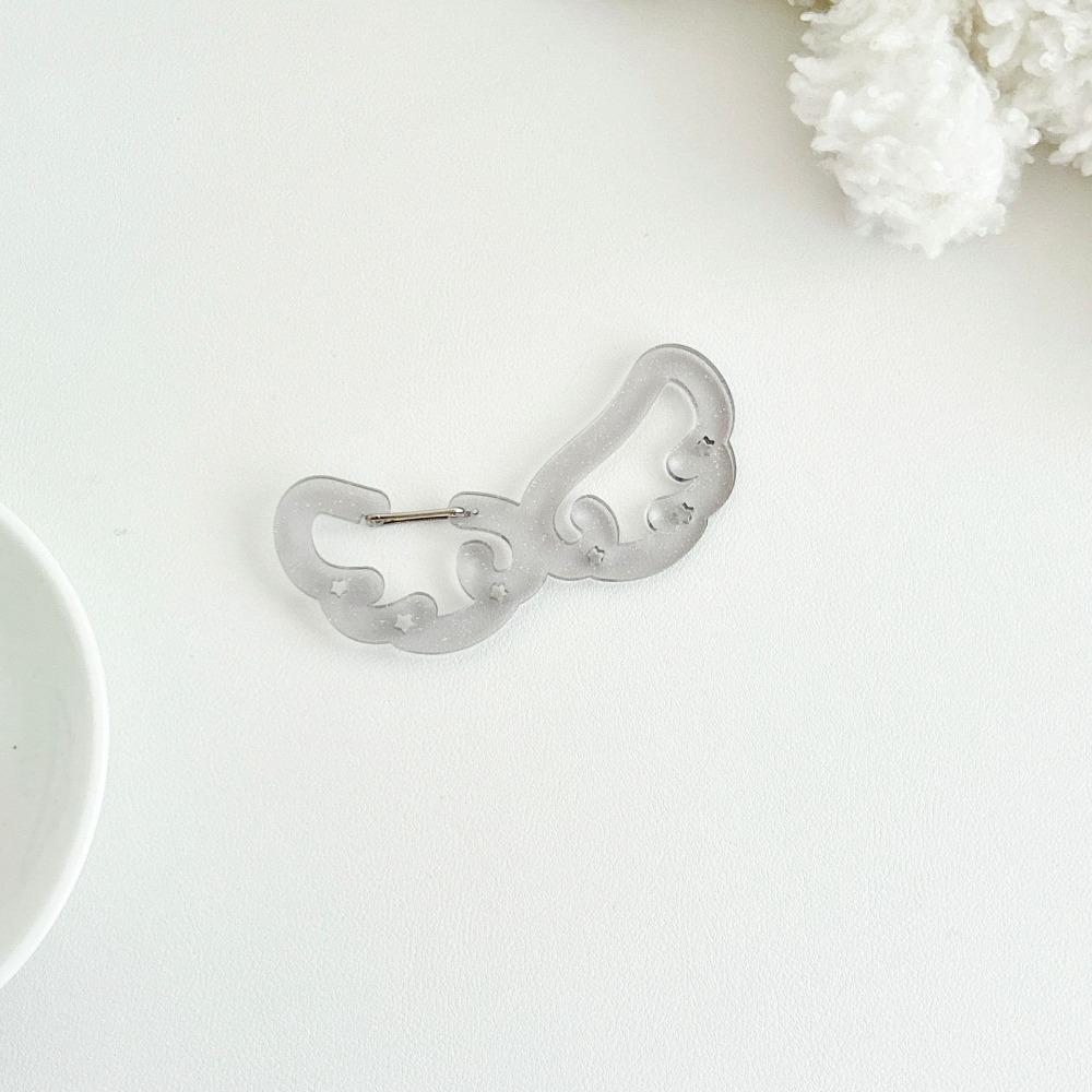 Карабин-брелок конфетного цвета, акриловый брелок-подвеска, новый кулон для рюкзака