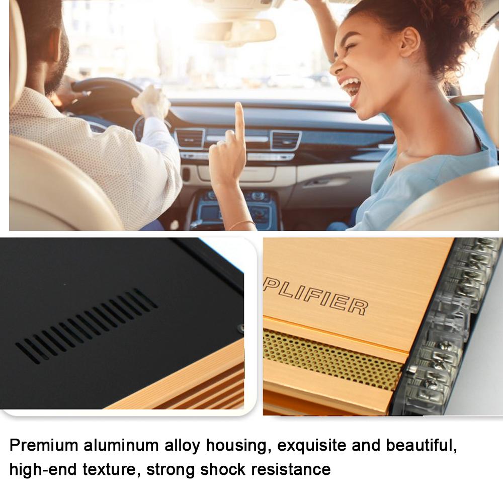 4-Channel O Power Amplifier 4500W High Power Amp. Four-Way 12.0V Car Stereo Power Amplifier