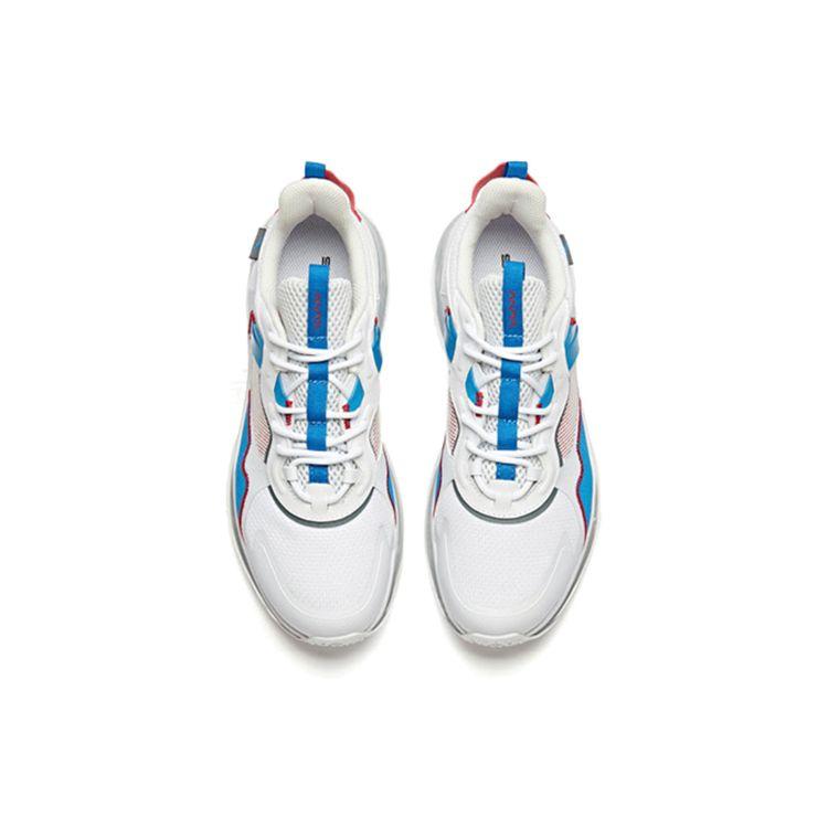 Anta Nasa X Seeed Series Full-Length Air Cushion Low-Top Running Shoes Men Sneakers Blue White 91945513-1