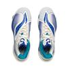 Li-Ning Легкие амортизирующие низкие мужские баскетбольные кроссовки Бело-синие ABFW003-2