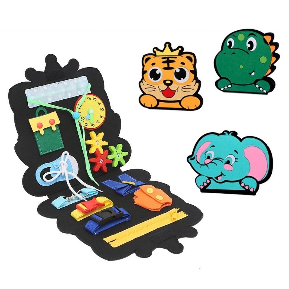 Dressing Board Busy Board Felt Material Sensory Toy Fine Motor Skills Toy  Children Education