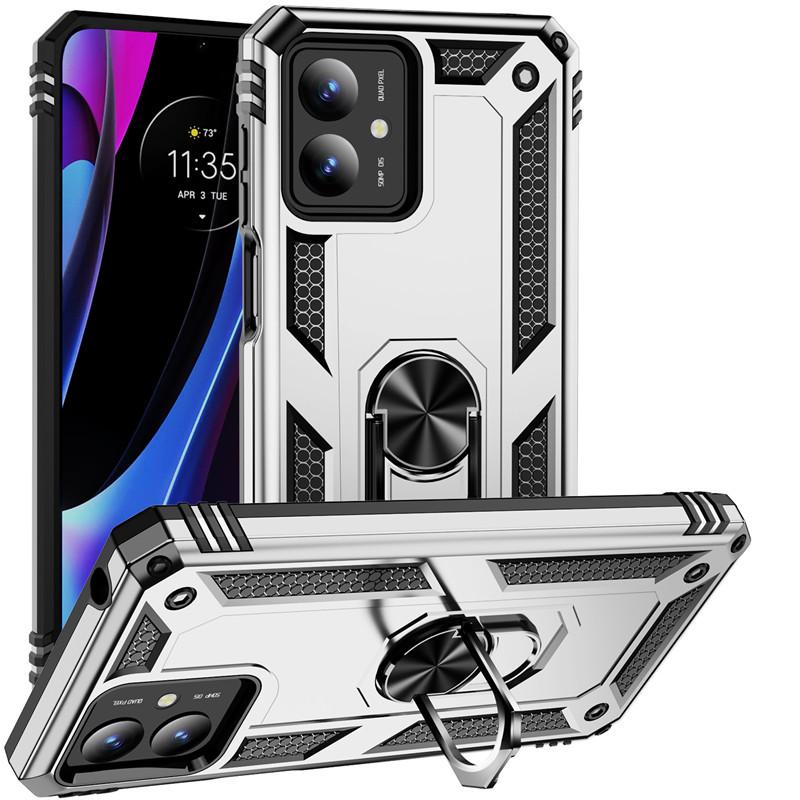 Чехол для Motorola Moto G14, магнитное автомобильное кольцо, противоударный защитный чехол-держатель, чехлы для телефонов для Moto G14 G 14 MotoG14, задняя крышка