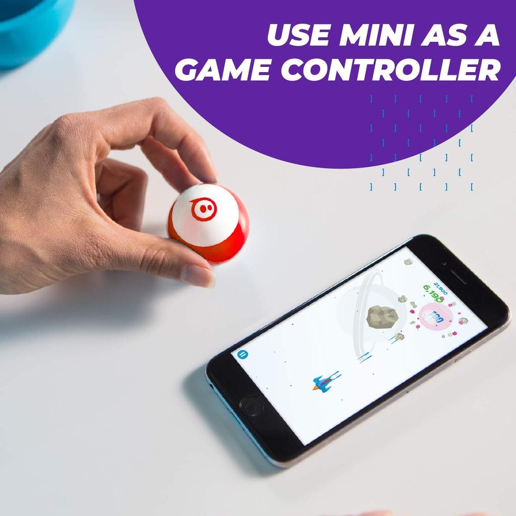 Sphero Mini Образовательный/STEAM/Игрушка/Умная игрушка/Программируемый роботизированный шар Синий [Официальный японский дистрибьютор]